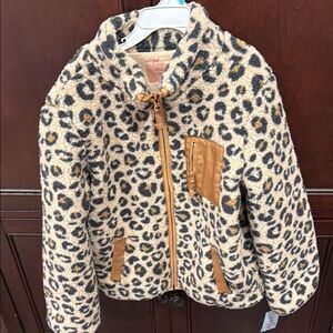 Leopard Print Kids Jacket